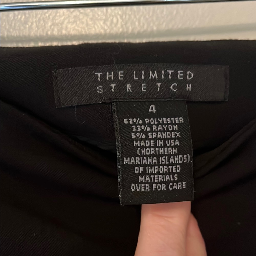 The Limited Stretch Black Knee-Length Pencil Skirt 4 - Picture 2 of 5